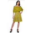 thumbnail image 1 of Moomaya Jupe Courte Plissée en Coton Imprimé Mini pour Femmes Vêtements Décontractés, 1 of 6