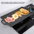 thumbnail image 2 of Cast Iron Reversible Grill Griddle，Double Sided Grill Pan Perfect for Gas Grills and Stove Tops, Rectangular Baking Flat and Ribbed Griddle Plate, 2 of 5