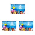 thumbnail image 2 of Youkk Beautiful PVC Aquarium Background Poster Vibrant Fish Tank Decoration Landscape 50x82cm 3Set, 2 of 6