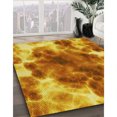 thumbnail image 3 of Ahgly Company Tapis d'Intérieur Rectangulaire Transitionnel Orange Rouge Orange Lavable à la Machine, 5 Pieds x 8 Pieds, 3 of 7