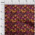 thumbnail image 2 of oneOone Cotton Poplin Twill Brown Fabric Abstracts Craft Projects Decor Fabric Printed By The Yard 56 Inch Wide, 2 of 5