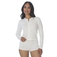 thumbnail image 1 of Secret Sleep Pointelle Button Cardigan - Online exclusive, 1 of 5