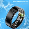 thumbnail image 4 of Smart Ring, 18mAh Battery Stainless Steel Fitness Tracker Ring  for Daily Use 8,9,10,11, 4 of 7