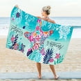 thumbnail image 4 of Clearance! Rectangular Beach Towel Fine Fiber Towel Beach Mat Bath Towel Shawl Water Absorbing Portable And Quick Drying All Season Universal Size Large Enough For Limited Time Deal Deal ofthe Day, 4 of 6