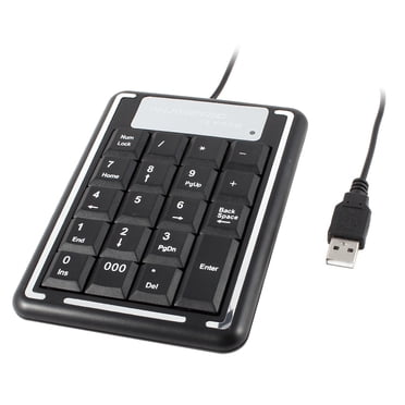Unique Bargains Maison Bureau USB2.0 19 Touches Code Numérique Clavier Pavé PC Portable