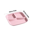 thumbnail image 3 of Meilleur Prix, Édition Limitée, Carestorng Assiettes Compartimentées de 10 Pouces de Contrôle pour Manger Souper en Paille pour Enfants Adultes Pique-Nique Assiettes Réutilisables / Plastique, Rose, Akmoler/plastique, Rose, PENDANEM, 3 of 6