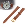 thumbnail image 1 of Ymiko Watch Strap,Unisex Universal Pin Buckle Watch Band PU Leather Replacement Watch Strap Accessory Brown,Pin Buckle Watch Band, 1 of 8