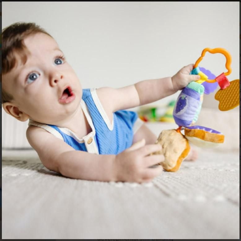 Jouet pour bébé à clipser à emporter PB&J