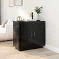 thumbnail image 1 of vidaXL Sideboard Black 80x40x75 cm Engineered Wood, 1 of 5