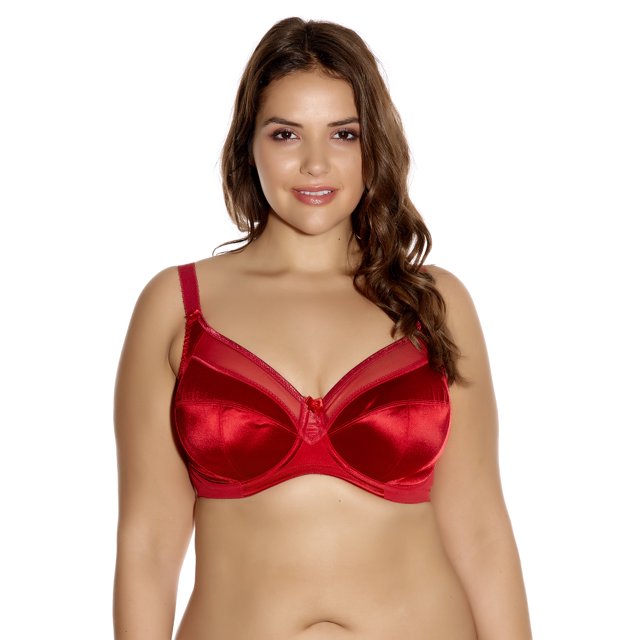 Goddess Womens Keira Plus-size Banded Underwire Bra, 44I, SCARLET