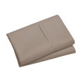 thumbnail image 2 of Fridja Queen Size Pillow Cases Set of 2, Brushed Microfiber Pillowcases with Envelope Closure, Solid Color Super Soft Breathable Shrinkage and Fade Resistants Pillowcase (Brown, 20x36 Inch), 2 of 6