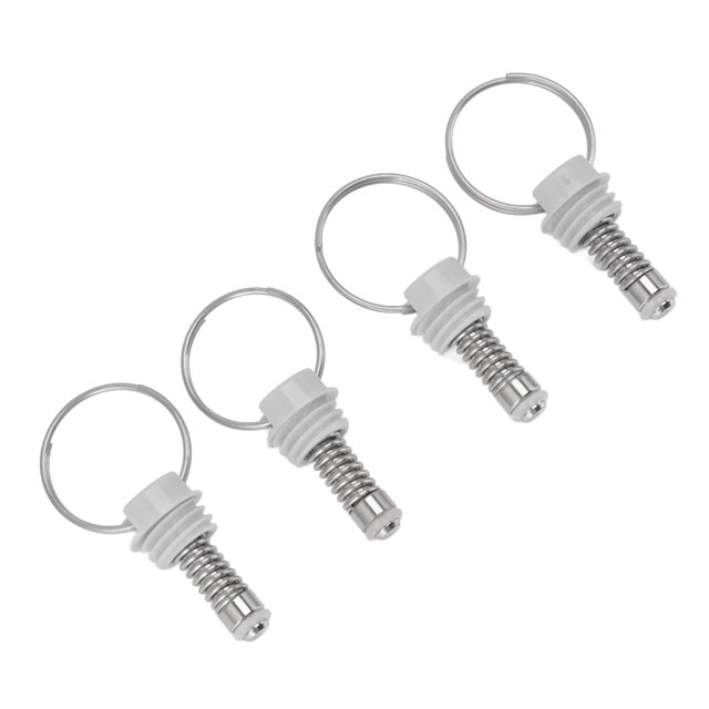 Beer Keg Pressure Relief Valve, Stainless Steel 4Pcs Environmental Compact Exquisite Workmanship Keg Pressure Relief Valve for Bar