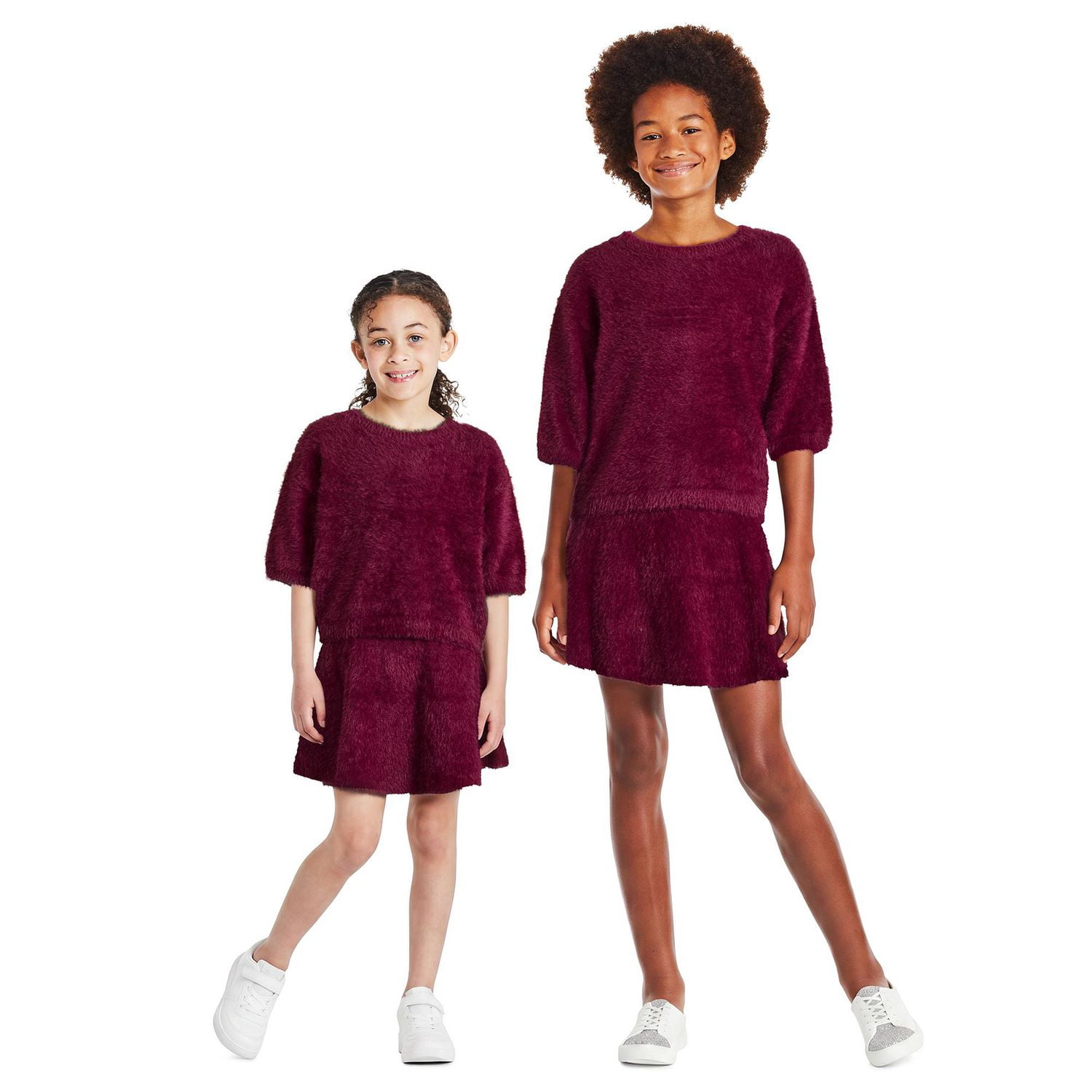 George Girls' Two Piece Chenille Sweater and Skirt Set