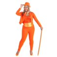 thumbnail image 3 of Adult Female Orange Tuxedo Costume, 3 of 6