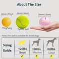 thumbnail image 4 of Meottam Interactive Dog Toys Ball for Small & Medium Dogs, Electric Bouncing Durable Automatic Rolling Balls with LED Lights, Waterproof Smart Tennis Pets Chew Toys for Dogs and Cats (Pink), 4 of 6