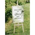 thumbnail image 5 of Darling Souvenir MADE WITH LOVE PersonalizedWelcomeBirthdaySignLeaves,Large Decorative Poster For Birthday Party, Celebrations- 18x12, 5 of 5