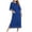 A1_Blue#nightgown dress women, variant on Lcziwo Women Soft Zipper Bathrobe 3/4 Sleeve Full Length Housecoat Casual Loose Lounge Nightgown with Pockets 2026 Beige,XXL