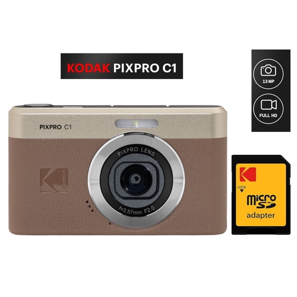 KODAK PIXPRO C1 ブラウン Kodak PIXPRO C1 Compact Digital Camera (BROWN) with 4X Zoom, 13MP