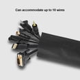 thumbnail image 4 of Home Office Hotel Floor Computer Laptop Cable Cover Tablet Charging Wires Nylon Protector Organizer Reusable Cables Management Floor Type 1m, 4 of 8