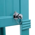 thumbnail image 2 of Glacière de patio roulante style antique Permasteel – 80 Qt / capacité de 110 Canettes – Acier peint par poudrage – Sarcelle, 2 of 8