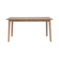 thumbnail image 3 of Linon Miles Midcentury Dining Table in Natural Brown Stained Wood, 3 of 7