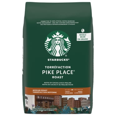 STARBUCKS Pike Place Roast Coffee Whole Bean