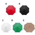 thumbnail image 2 of Garden Umbrella Top Waterproof Patio Replacement Top Polyester Outdoor Sunshade Canopy Cover, Beige, 2 of 7