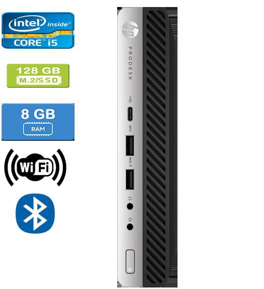 Remis à Neuf : HP 600 G4 MINI Intel Core i5-8500T 2,10 GHz, 8 Go, M.2/128 Go SSD, Win 10 Pro