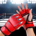 thumbnail image 3 of pitrice Gants de Boxe Respirants Équipement de Protection pour Hommes Femmes Sac de Frappe Sparring Griffe de Tigre Rouge, 3 of 9