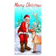 thumbnail image 1 of Huanglei Christmas Door Decoration Door Cover Hanging Cloth Holiday Party Layout Scene Background Cloth, 1 of 4