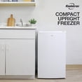 thumbnail image 2 of Koolatron Compact Upright Freezer, 3.1 cu ft (88L) White Manual Defrost, 2 of 9