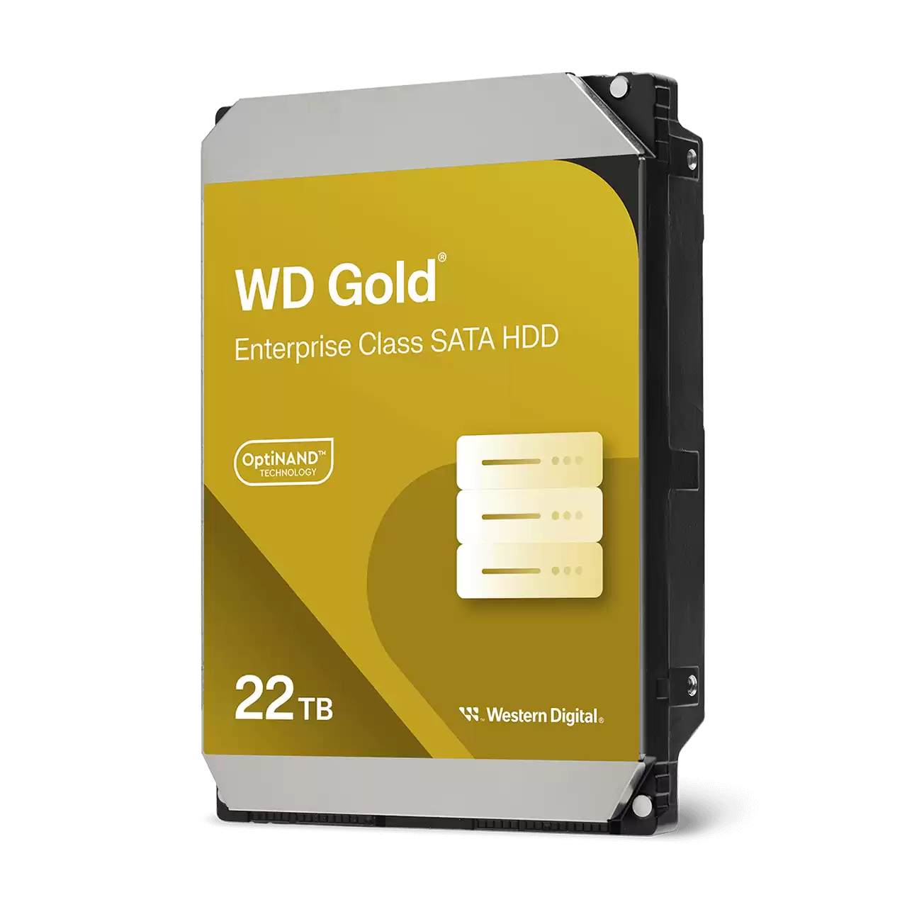 Western Digital 24TB WD Gold Enterprise Class SATA HDD, 3.5" Internal Hard Drive HDD, 7200 RPM, 512MB Cache, CMR - WD242KRYZ