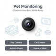 thumbnail image 4 of 1080P HD Visible Indoor WiFi Home Surveillance Camera with Night Vision, Two-Way Talk, Motion Alert, Remote APP Access for Legal Pet & Baby Household Monitoring, 4 of 14
