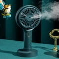 thumbnail image 4 of Dvkptbk Portable Handheld Misting Fan, Rechargeable Mis-ter Fan with Nightlight, Battery Operated Spray Water Mist Fan, for Travel, Outdoors, Hiking, Camping, 4 of 6