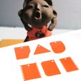 thumbnail image 4 of 6Pcs Plastic Sculpture Scraper, Quality Plastic Clay Scrapers for Easy Soft Clay Sculpture DIY Projects, 4 of 8