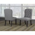 thumbnail image 1 of Memphis Dining Chair with Nail Head Trim, Set of 2, Grey, 1 of 2