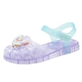 thumbnail image 2 of JDQJBZ Girl's Sandals Toddler Gladiator Jelly Sandals Heart Decor Breathable Open Toe Soft Sole, 2 of 5