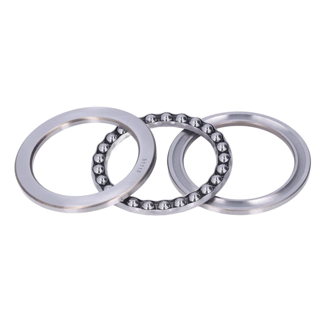 Bearing 3pcs Thrust Ball Bearing Carbon Steel Single Direction Ball Bearings for Jack Machine Tool Automobile