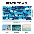 thumbnail image 3 of Microfiber Beach Towel Sandproof 70 in x 55 in Large Absorbent Travel Towel for Beach Pool Picnic, 3 of 7