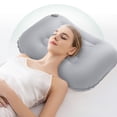 thumbnail image 1 of RuiJiao Clearance Inflatable Camping Pillow Inflatable Pillow Portable Travel Pillow Compressible Pillow For Beach Hiking Backpacking, 1 of 6