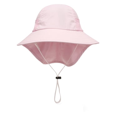 Chapeau d'Été pour Bébé Chapeau de Soleil pour Tout-Petit Chapeau d'Été Extérieur pour Bébé Chapeau en Maille Respirante Chapeau Châle Uni