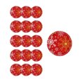 thumbnail image 2 of Amzcrzy Paper Disposable Tableware Set Red Snowflake Christmas Theme Party Tableware Disposable 7-Inchs 9-Inchs Paper Plates Paper Cups Tissue Set Of Party-Themed Paper Plates Set, 2 of 6