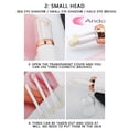 thumbnail image 3 of Nilvkv Makeup Brush Set-4 In 1 Portable Travel Lip Brush Highlight Brush Eyeshadow Brush Foundation Blending Powder Brush Mini Facial Makeup Brush Set, 3 of 6