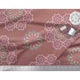 thumbnail image 3 of Soimoi Modal Satin Fabric Mandala Decorative Print Fabric by The Yard 42 Inch Wide, 3 of 3