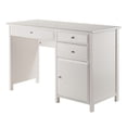 thumbnail image 1 of Pupitre de bureau Delta de Winsome en blanc - 10147, 1 of 5