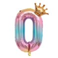 thumbnail image 4 of Birdeem Crown Number Foil Balloons Number Ballon Happy Birthday Party Decoration 32 Inch, 4 of 10