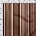 thumbnail image 2 of oneOone Georgette Viscose Rust Brown Fabric Stripes Craft Projects Decor Fabric Printed By The Yard 42 Inch Wide, 2 of 4