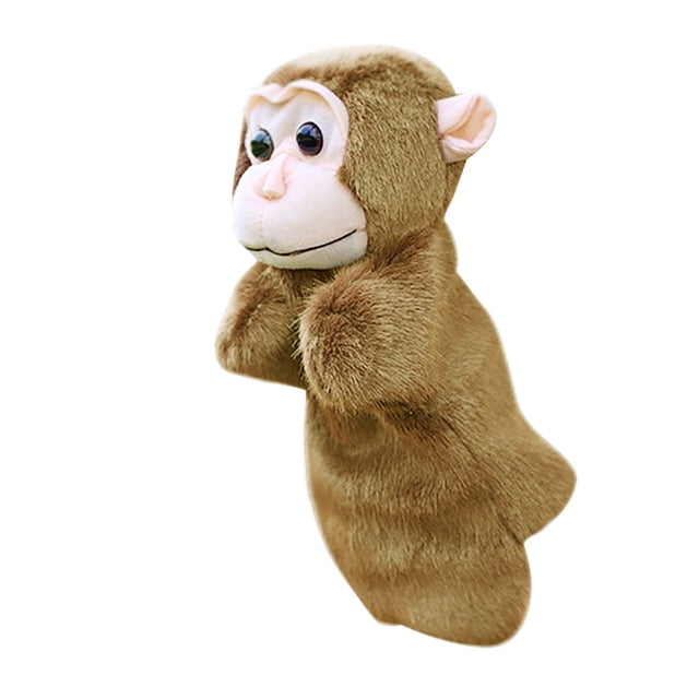 Jindong Marionnette à Main en Peluche Poupée Parent-Enfant Marionnette à Main