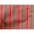 thumbnail image 4 of oneOone Cotton Cambric Fabric Stripe & Diamond Block Print Fabric BTY 56 Inch Wide, 4 of 4