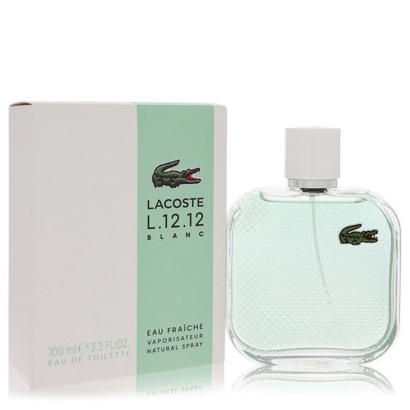 Lacoste Eau de Lacoste L.12.12 Blanc Eau Fraichie par Lacoste Vaporisateur Eau de Toilette 3.4 oz pour Hommes